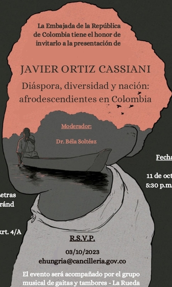 Dr. Javier Ortiz Cassiani előadása az afrikai örökségről Kolumbiában